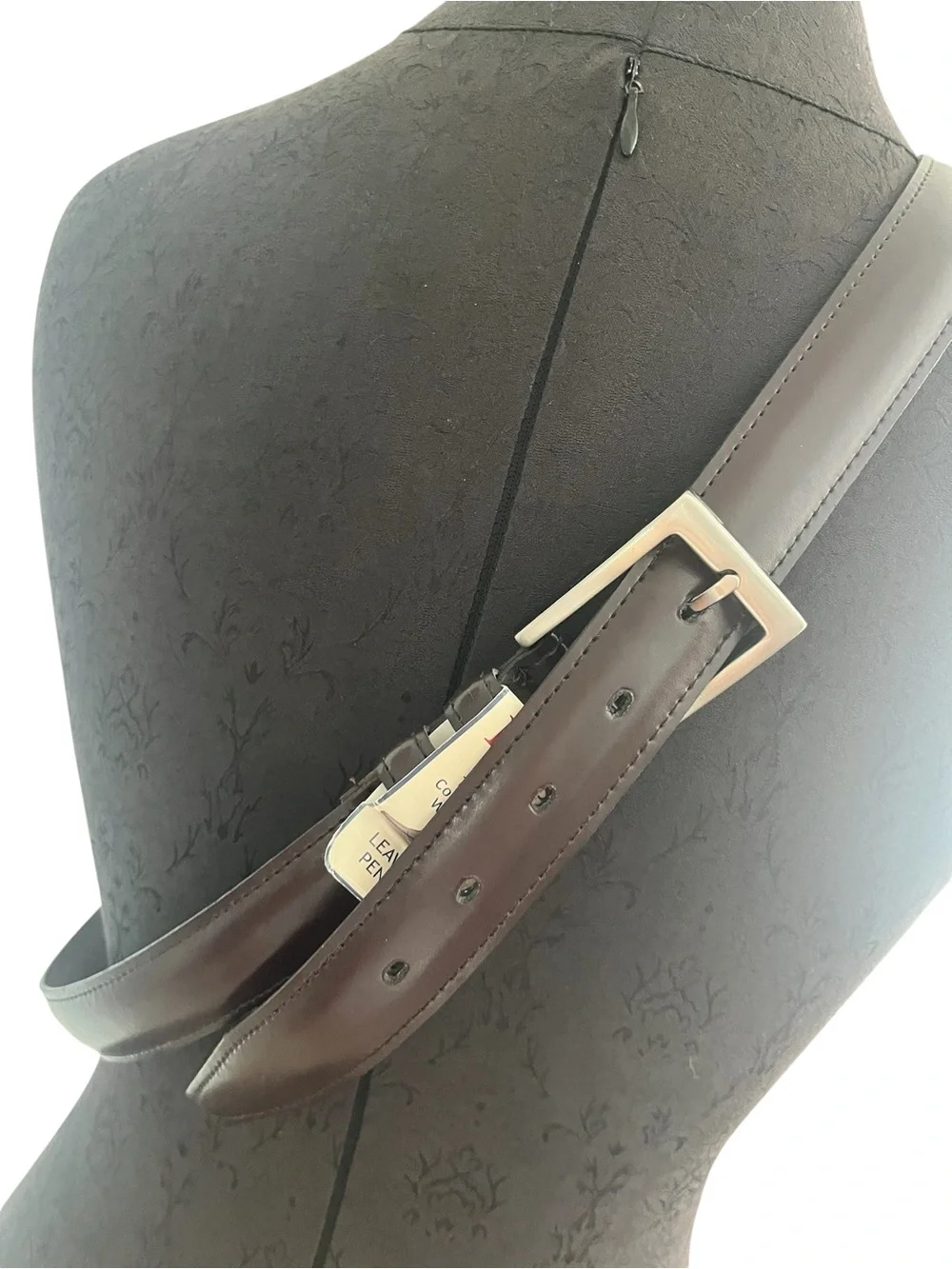 NWT G H Bass Cordova Leather Belt Matches Leavitt Penny Loafer 42 New
